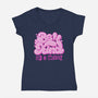 Kind Of-Womens-V-Neck-Tee-xMorfina