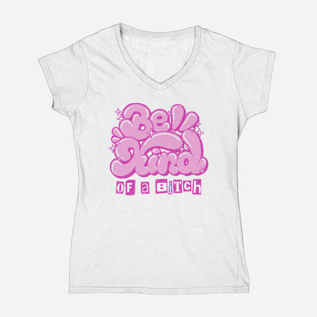Kind Of-Womens-V-Neck-Tee-xMorfina