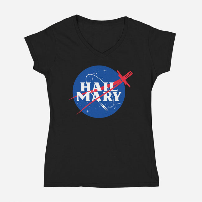Saving The Sun-Womens-V-Neck-Tee-mekazoo