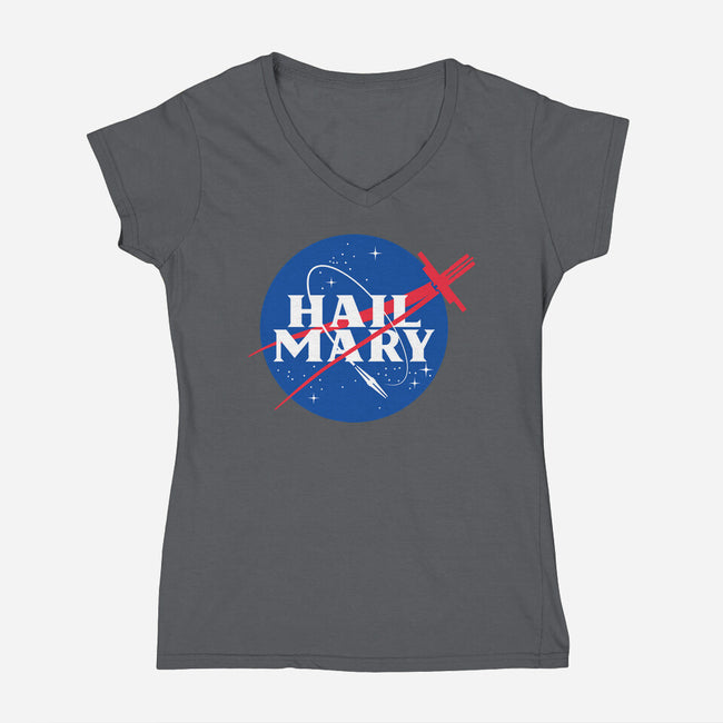 Saving The Sun-Womens-V-Neck-Tee-mekazoo