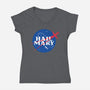 Saving The Sun-Womens-V-Neck-Tee-mekazoo