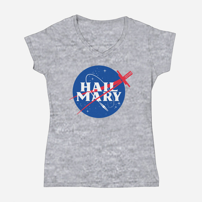 Saving The Sun-Womens-V-Neck-Tee-mekazoo
