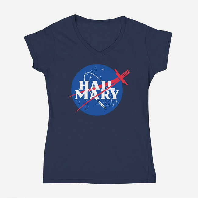 Saving The Sun-Womens-V-Neck-Tee-mekazoo
