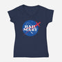 Saving The Sun-Womens-V-Neck-Tee-mekazoo