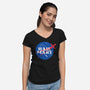 Saving The Sun-Womens-V-Neck-Tee-mekazoo