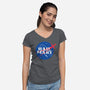 Saving The Sun-Womens-V-Neck-Tee-mekazoo