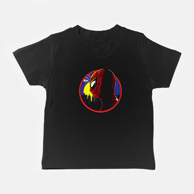 Spidey Tracy-Baby-Basic-Tee-dandingeroz