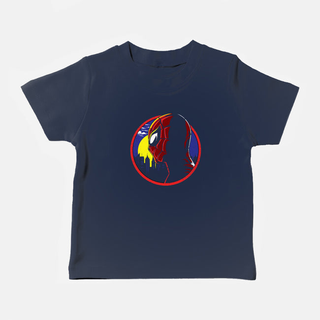 Spidey Tracy-Baby-Basic-Tee-dandingeroz