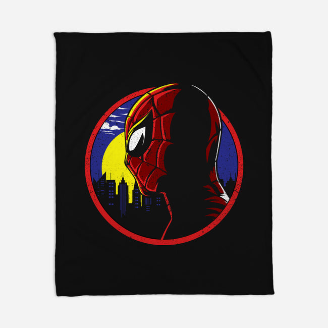 Spidey Tracy-None-Fleece-Blanket-dandingeroz
