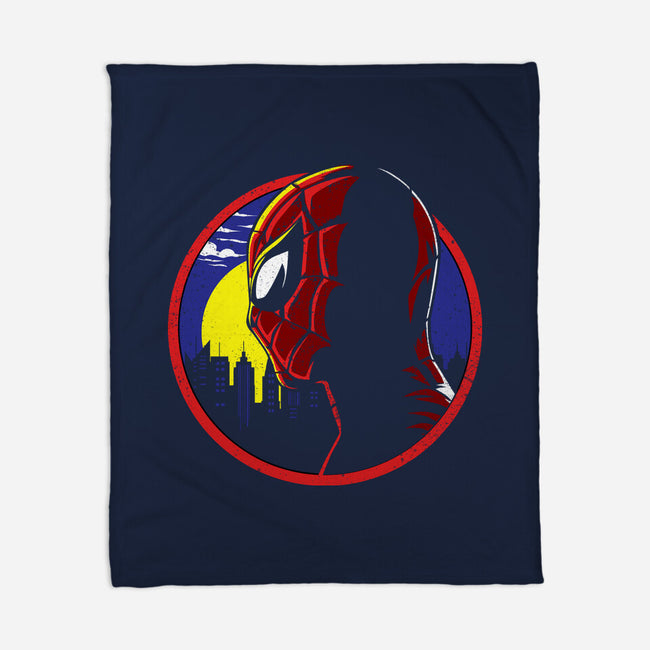 Spidey Tracy-None-Fleece-Blanket-dandingeroz