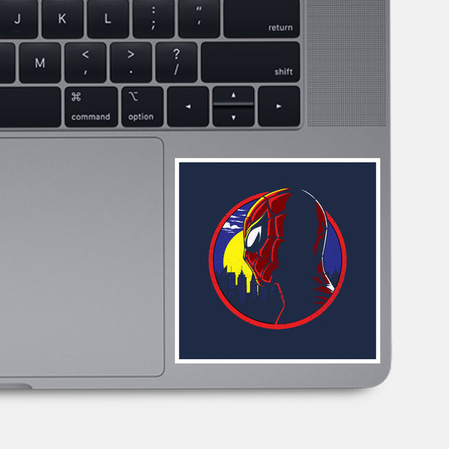 Spidey Tracy-None-Glossy-Sticker-dandingeroz