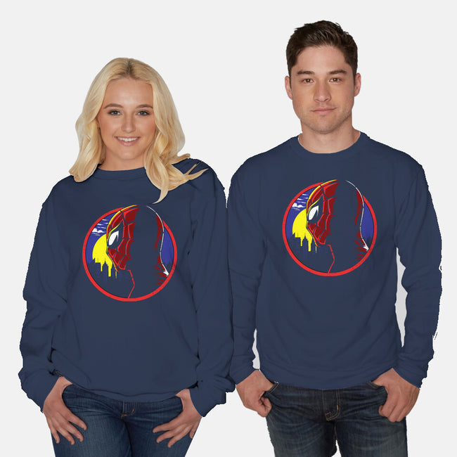 Spidey Tracy-Unisex-Crew Neck-Sweatshirt-dandingeroz