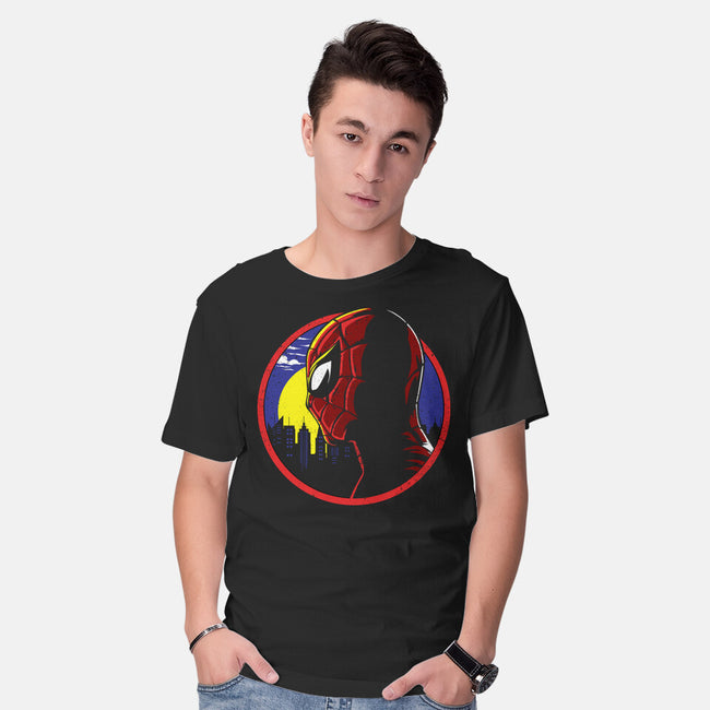Spidey Tracy-Mens-Basic-Tee-dandingeroz