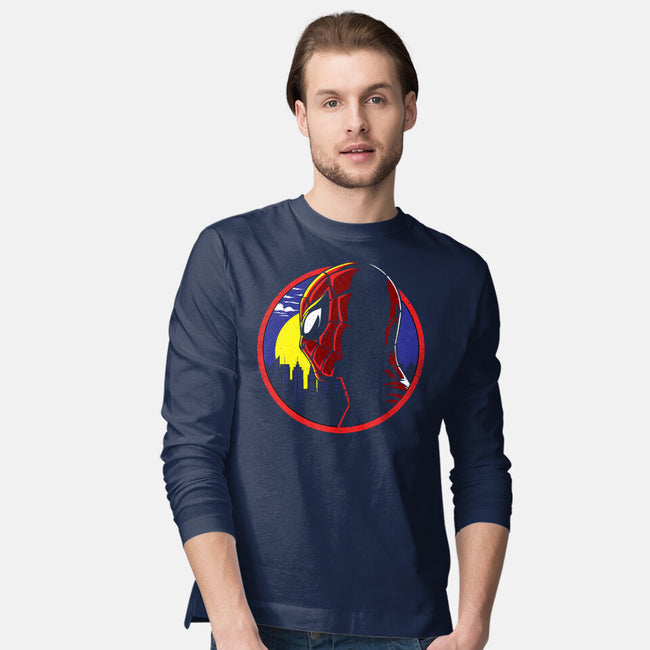 Spidey Tracy-Mens-Long Sleeved-Tee-dandingeroz