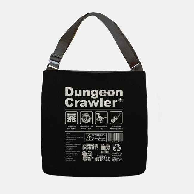 Dungeon Label-None-Adjustable Tote-Bag-DrMonekers