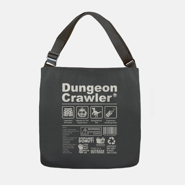 Dungeon Label-None-Adjustable Tote-Bag-DrMonekers