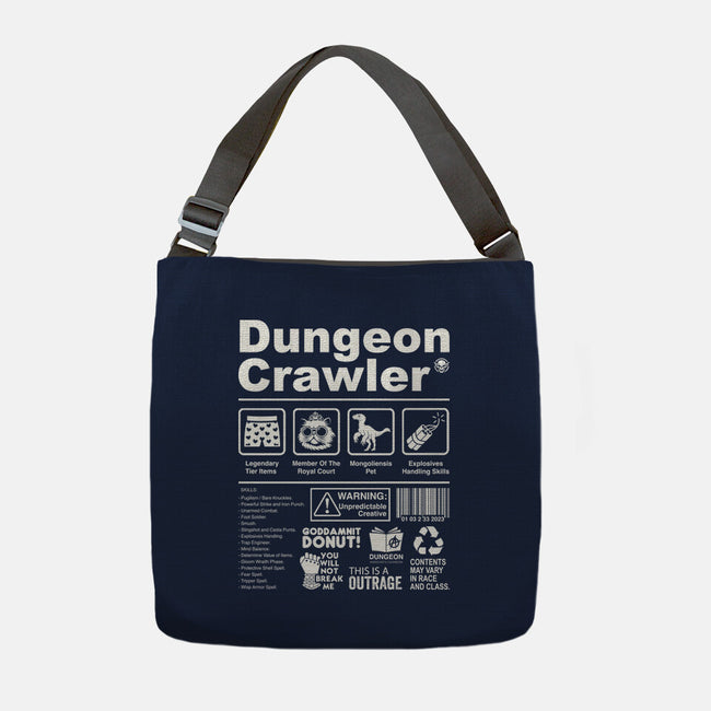 Dungeon Label-None-Adjustable Tote-Bag-DrMonekers