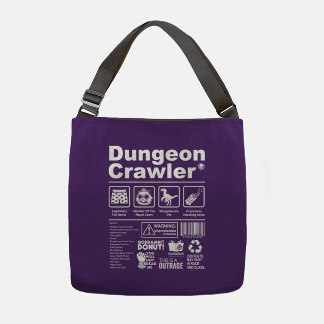Dungeon Label-None-Adjustable Tote-Bag-DrMonekers