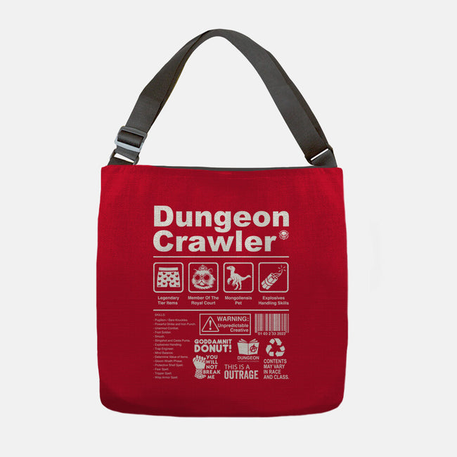Dungeon Label-None-Adjustable Tote-Bag-DrMonekers