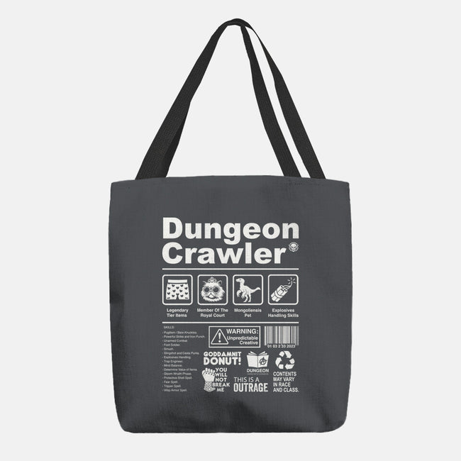 Dungeon Label-None-Basic Tote-Bag-DrMonekers