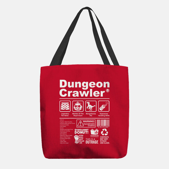 Dungeon Label-None-Basic Tote-Bag-DrMonekers