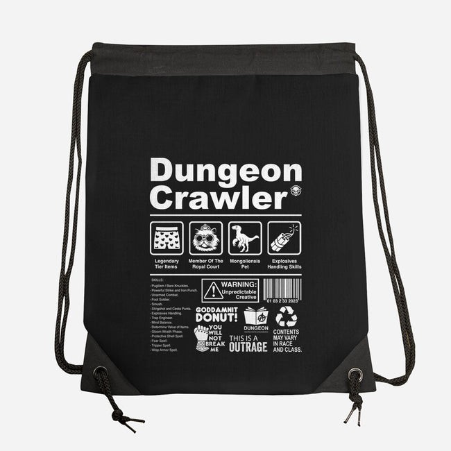 Dungeon Label-None-Drawstring-Bag-DrMonekers
