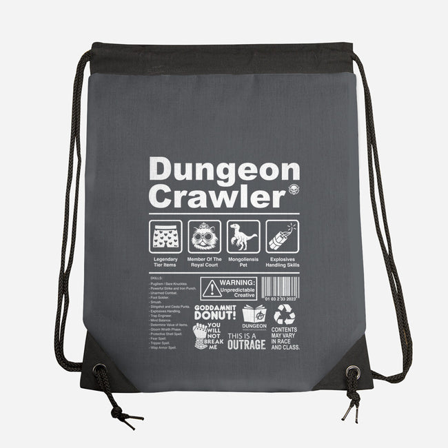 Dungeon Label-None-Drawstring-Bag-DrMonekers