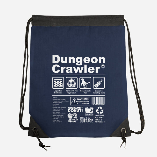 Dungeon Label-None-Drawstring-Bag-DrMonekers
