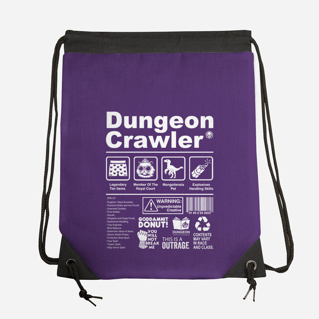 Dungeon Label-None-Drawstring-Bag-DrMonekers