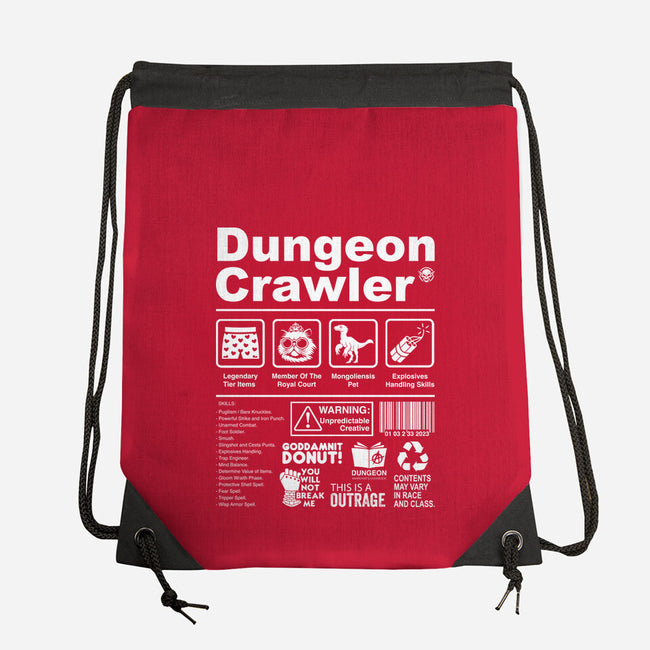 Dungeon Label-None-Drawstring-Bag-DrMonekers