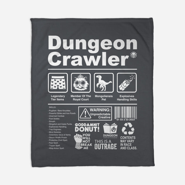 Dungeon Label-None-Fleece-Blanket-DrMonekers