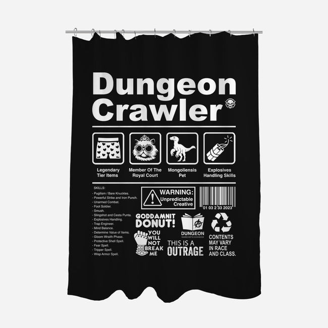 Dungeon Label-None-Polyester-Shower Curtain-DrMonekers