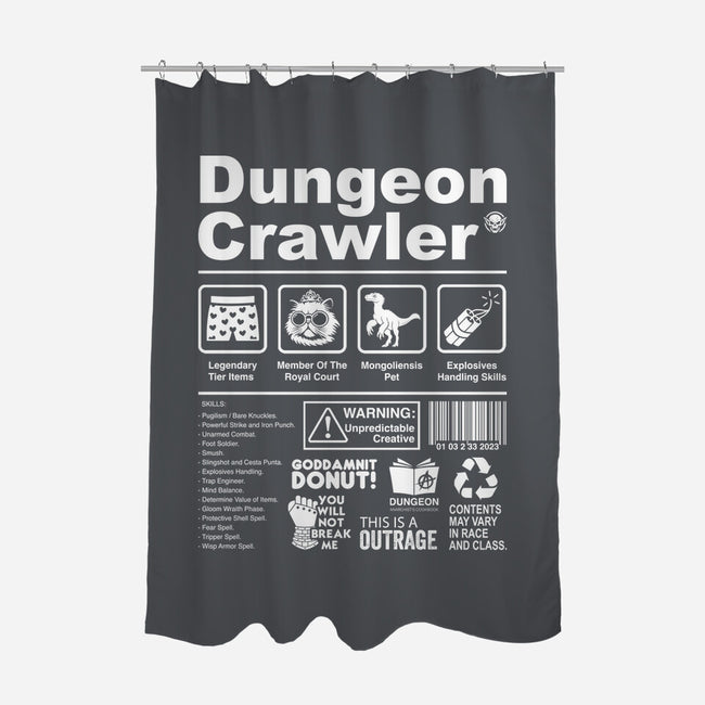 Dungeon Label-None-Polyester-Shower Curtain-DrMonekers