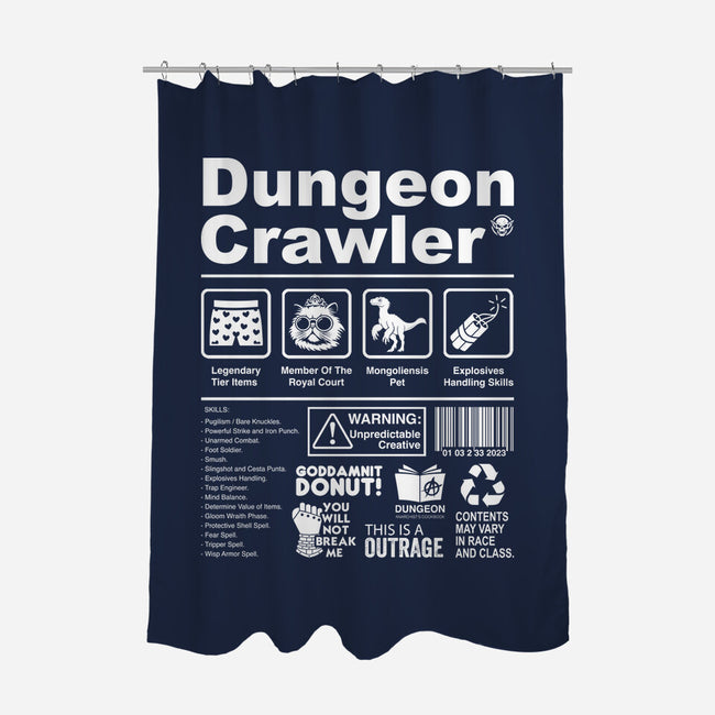 Dungeon Label-None-Polyester-Shower Curtain-DrMonekers