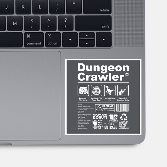 Dungeon Label-None-Glossy-Sticker-DrMonekers