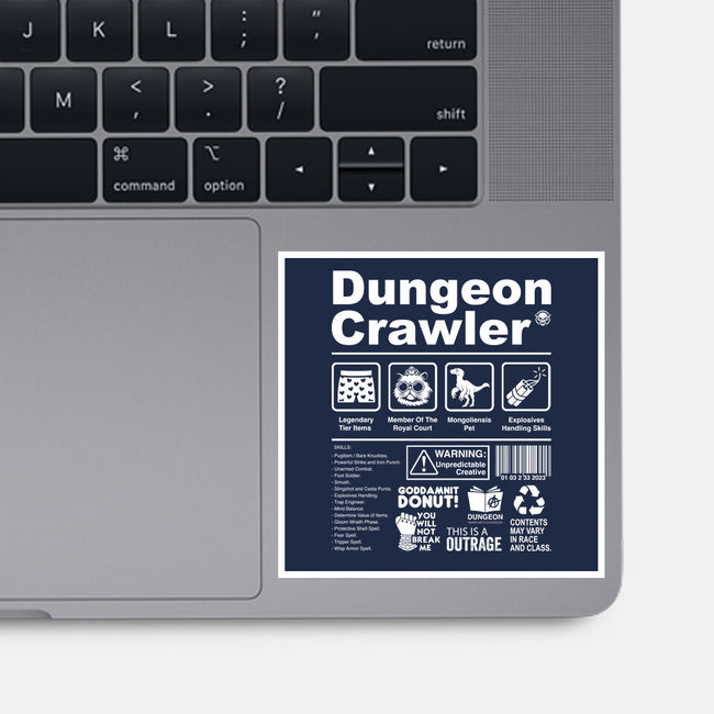 Dungeon Label-None-Glossy-Sticker-DrMonekers