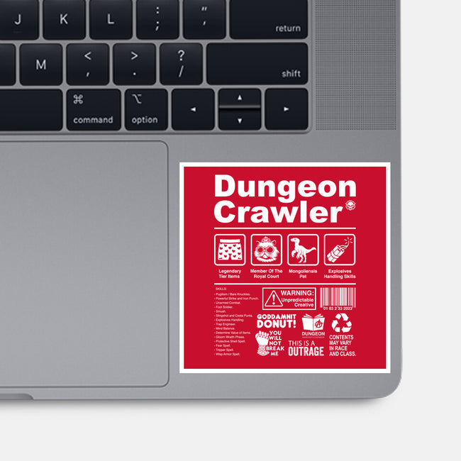 Dungeon Label-None-Glossy-Sticker-DrMonekers
