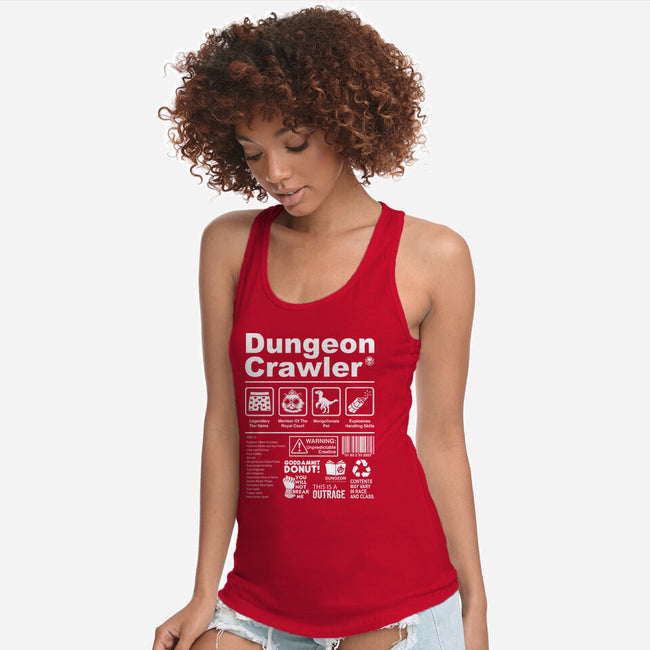Dungeon Label-Womens-Racerback-Tank-DrMonekers