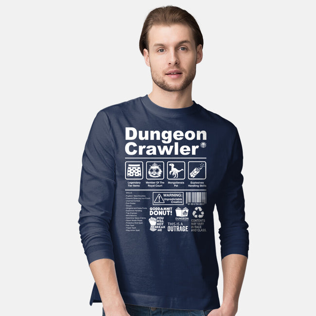 Dungeon Label-Mens-Long Sleeved-Tee-DrMonekers
