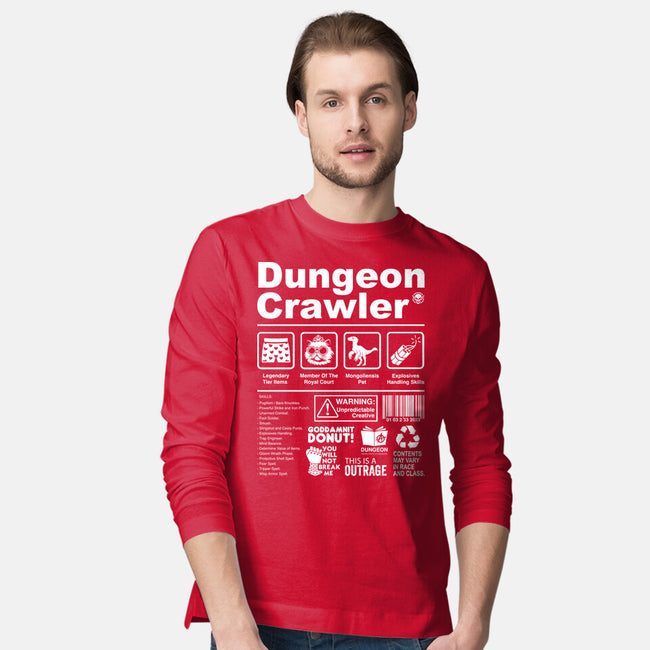 Dungeon Label-Mens-Long Sleeved-Tee-DrMonekers