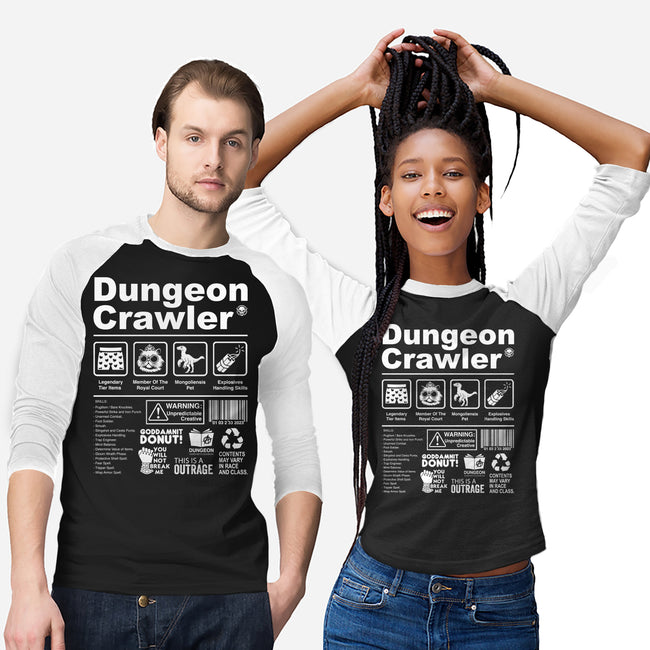 Dungeon Label-Unisex-Baseball-Tee-DrMonekers
