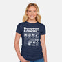 Dungeon Label-Womens-Fitted-Tee-DrMonekers