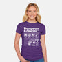 Dungeon Label-Womens-Fitted-Tee-DrMonekers