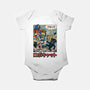 Robocat Attack-Baby-Basic-Onesie-GODZILLARGE