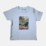 Robocat Attack-Baby-Basic-Tee-GODZILLARGE