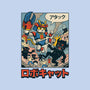 Robocat Attack-Baby-Basic-Tee-GODZILLARGE
