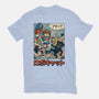 Robocat Attack-Unisex-Basic-Tee-GODZILLARGE
