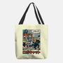 Robocat Attack-None-Basic Tote-Bag-GODZILLARGE