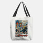 Robocat Attack-None-Basic Tote-Bag-GODZILLARGE