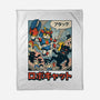 Robocat Attack-None-Fleece-Blanket-GODZILLARGE